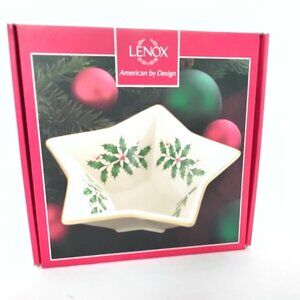 Lenox American By Design Holiday Star Bowl Collectible Christmas Gift New In Box